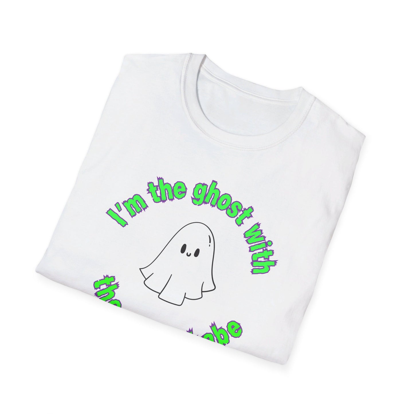 Beetlejuice Inspired Ghost with the Most Unisex Softstyle T-Shirt | Halloween Tee