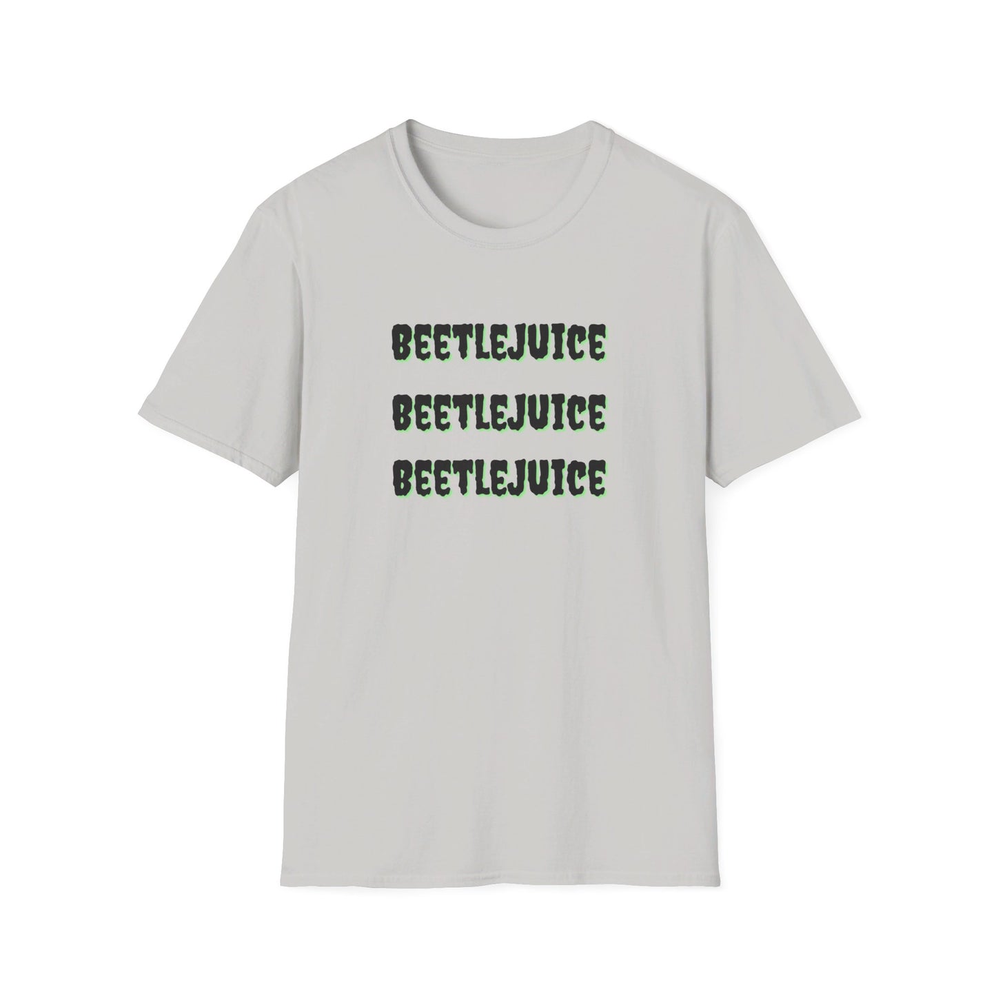 Beetlejuice, Beetlejuice, Beetlejuice! Unisex Softstyle T-Shirt | Classic Movie-Inspired Tee