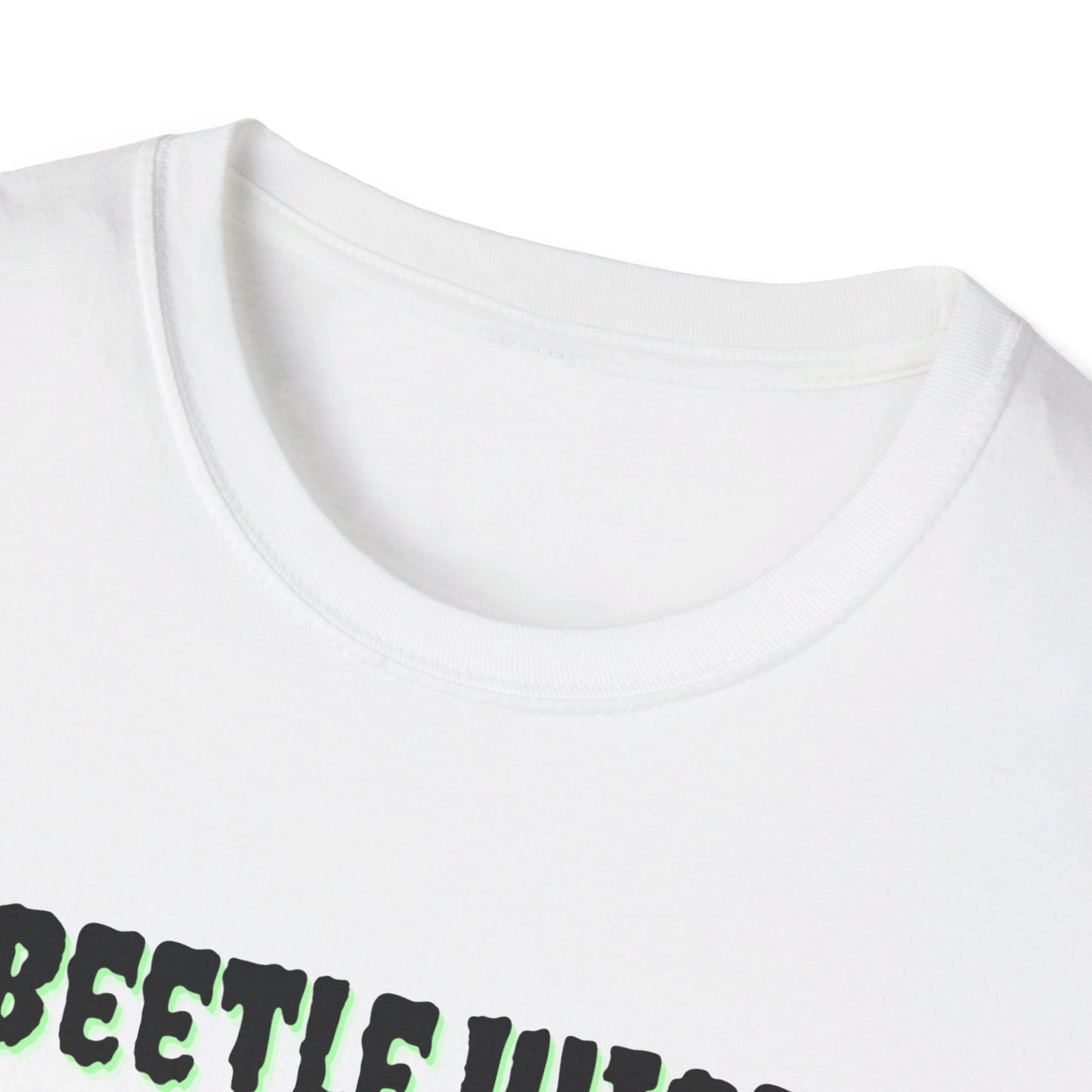 Beetlejuice, Beetlejuice, Beetlejuice! Unisex Softstyle T-Shirt | Classic Movie-Inspired Tee