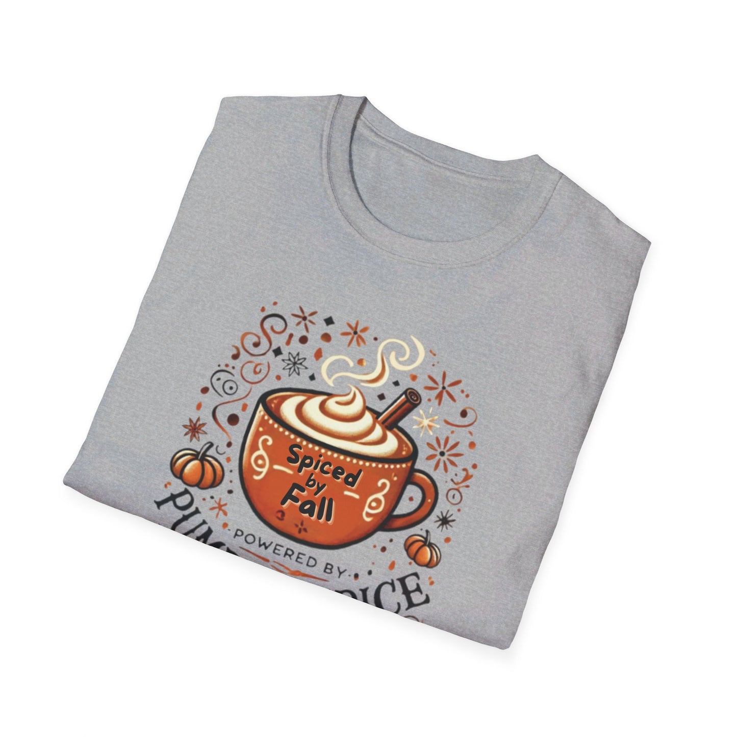 Cozy Pumpkin Spice Latte - Unisex Softstyle T-Shirt | Fall-Inspired Graphic Tee