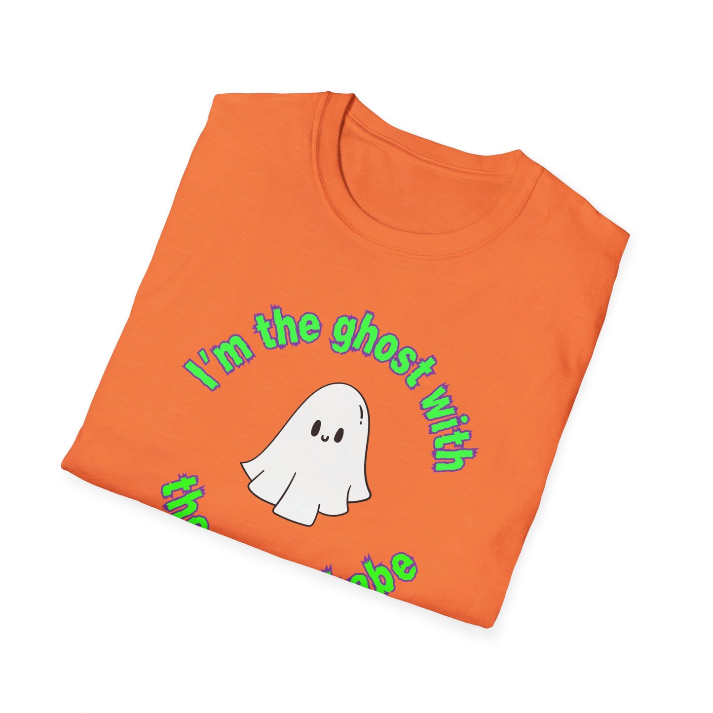 Beetlejuice Inspired Ghost with the Most Unisex Softstyle T-Shirt | Halloween Tee