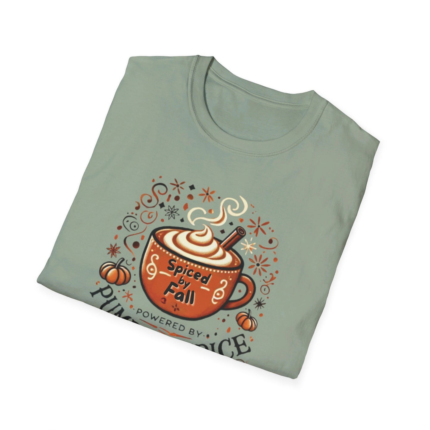 Cozy Pumpkin Spice Latte - Unisex Softstyle T-Shirt | Fall-Inspired Graphic Tee