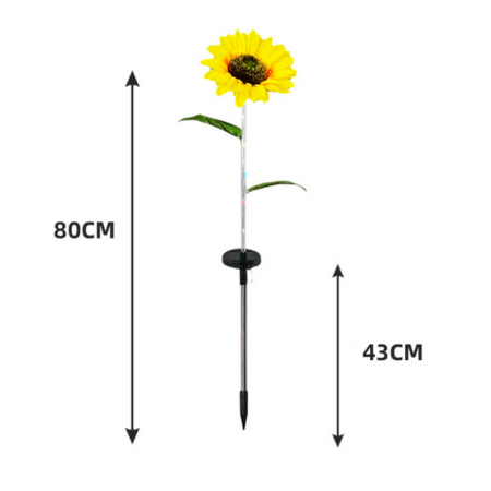 Sunflower Solar LED Garden Lights