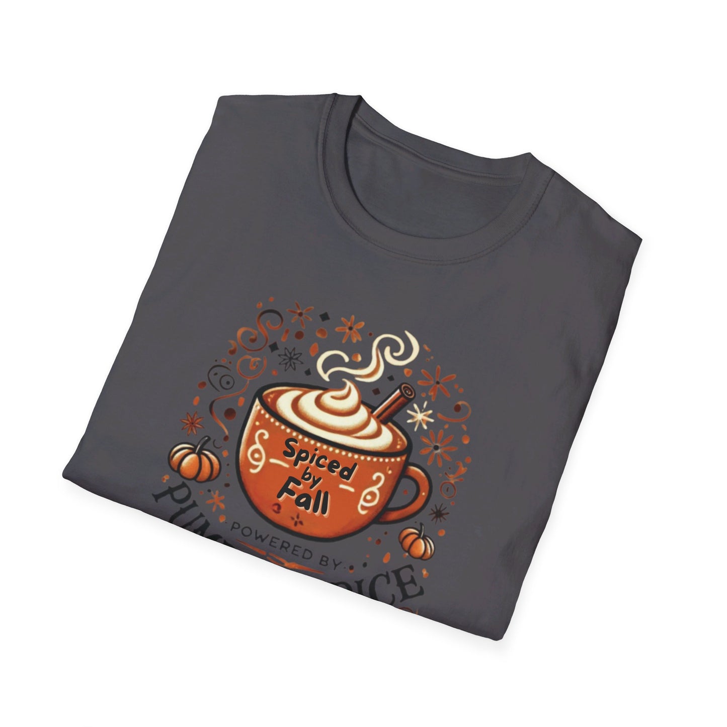 Cozy Pumpkin Spice Latte - Unisex Softstyle T-Shirt | Fall-Inspired Graphic Tee