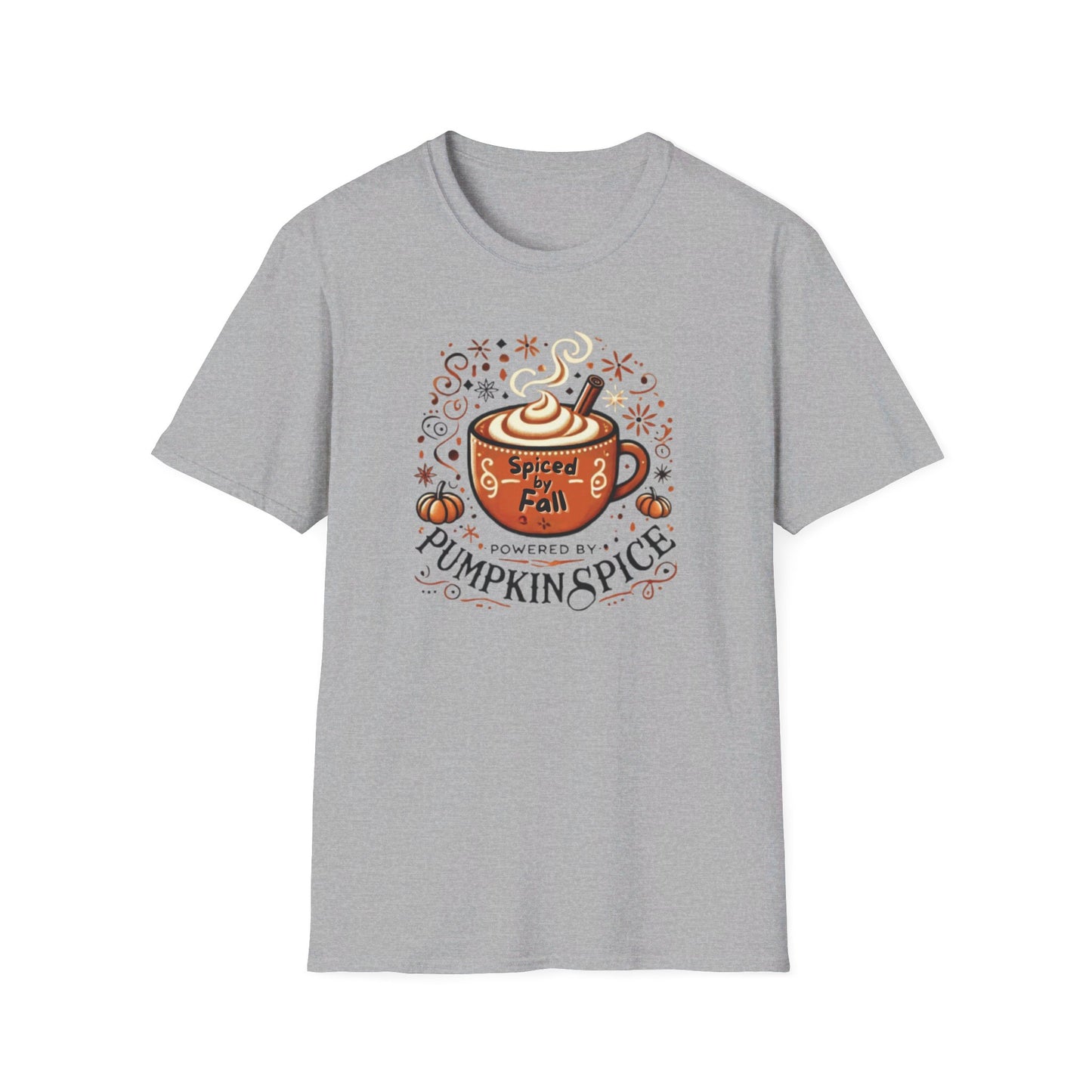 Cozy Pumpkin Spice Latte - Unisex Softstyle T-Shirt | Fall-Inspired Graphic Tee