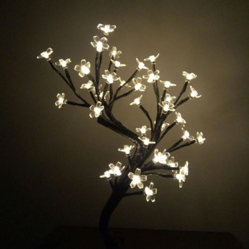 LED Cherry Blossom Crystal Star Desk Top Bonsai Tree Light – Perfect for Home, Wedding, and Party Decor