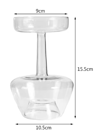 Scandinavian Chic: Nordic Glass Vase for Hydroponic Plants and Dried Flowers