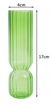 Scandinavian Chic: Nordic Glass Vase for Hydroponic Plants and Dried Flowers