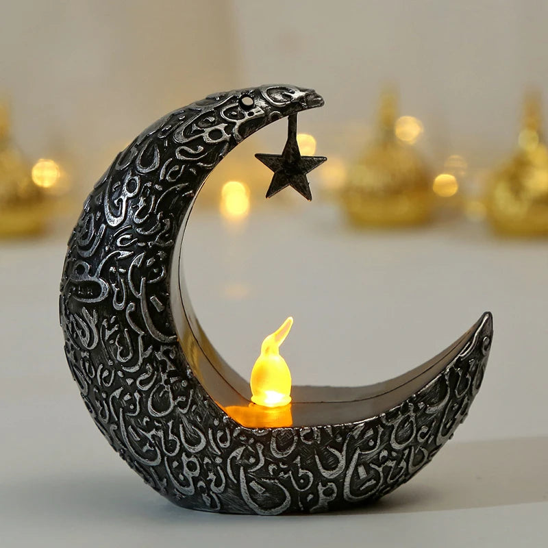 Elegant Star & Moon Candle Holder – Perfect for Christmas, Weddings, and Romantic Home Decor