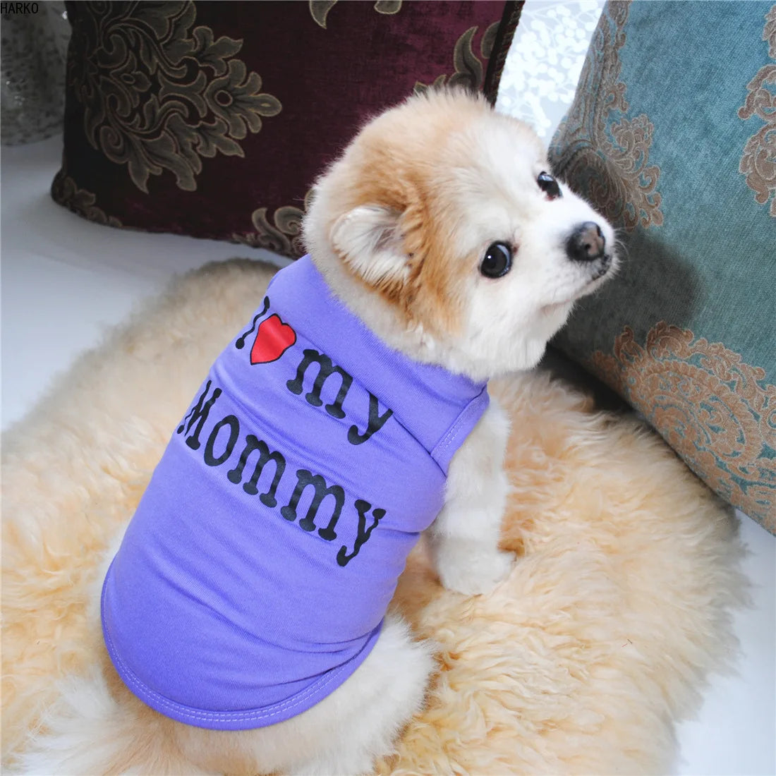 Cute Summer Pet T-Shirts | Puppy Dog Vest | Cotton Dog & Cat Apparel | Fun Pug Costumes for Small Dogs