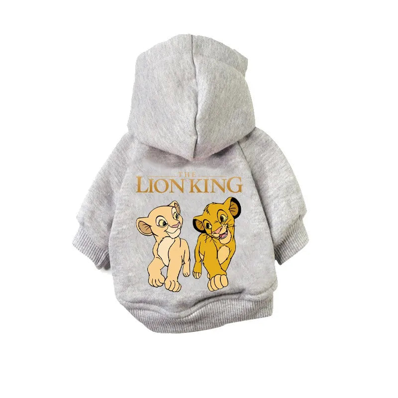 Disney Pet Dog Hoodie – Mickey & Minnie Design for Small & Medium Dogs – Outdoor Sweatshirt Vest for Bulldogs, Huskies & More