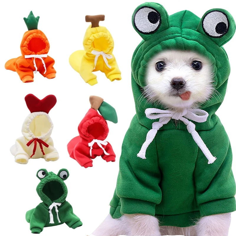 Cosplay Pet Hoodies | Dog Coat Jacket for Small Dogs | Cute Cat Costumes | Chihuahua & Yorkie Clothing