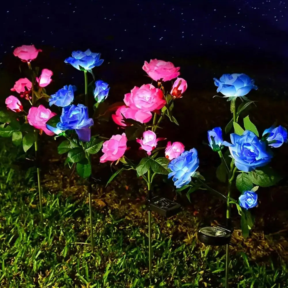 Flowers That Never Fade – Solar-Powered Rose Lights 🌹