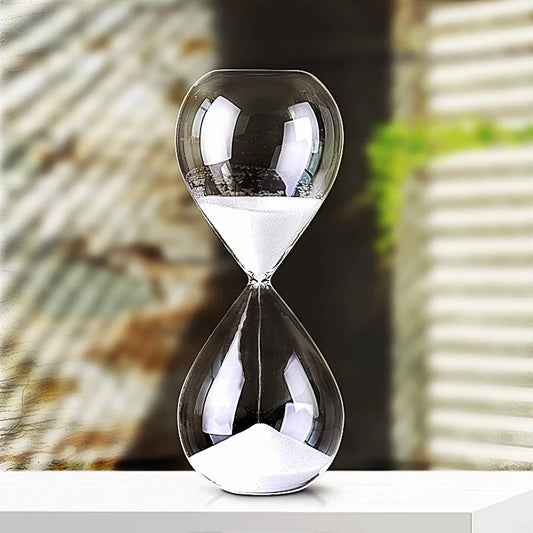 Elegant Hourglass Sand Timer | Boost Productivity & Focus | 5/30 Minute Time Management Tool