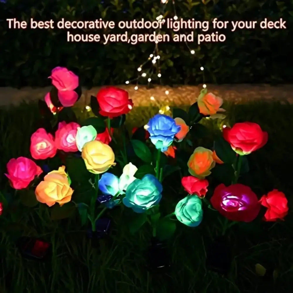 Flowers That Never Fade – Solar-Powered Rose Lights 🌹