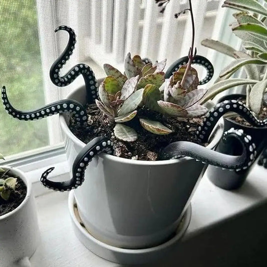 Sea Tentacle 7-piece Set Resin Plant Post Decoration – Perfect for Unique Home & Garden Decor by Bandito & Co. 🐙