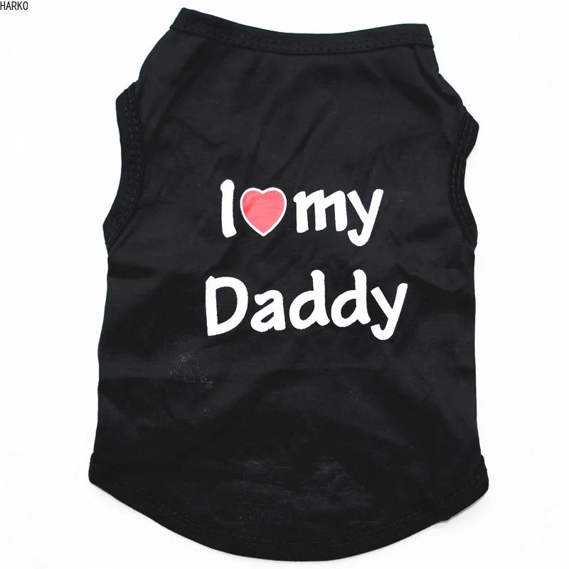 Cute Summer Pet T-Shirts | Puppy Dog Vest | Cotton Dog & Cat Apparel | Fun Pug Costumes for Small Dogs