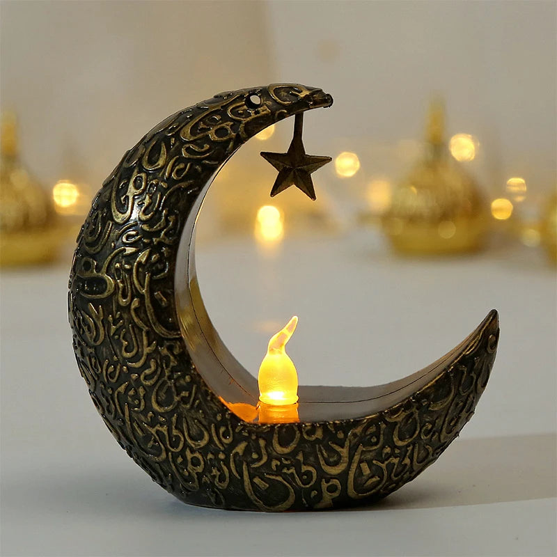 Elegant Star & Moon Candle Holder – Perfect for Christmas, Weddings, and Romantic Home Decor