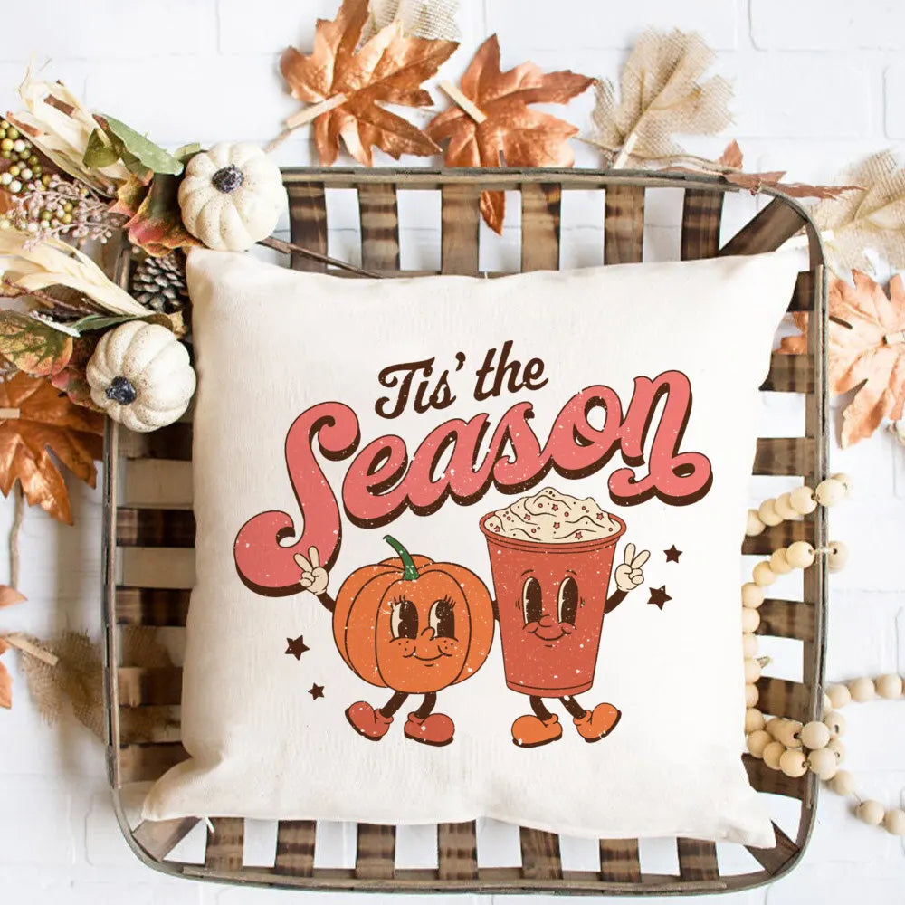 Autumn Cozy: "Pumpkin Spice & Everything Nice" & More Fall Couch Cushion Covers