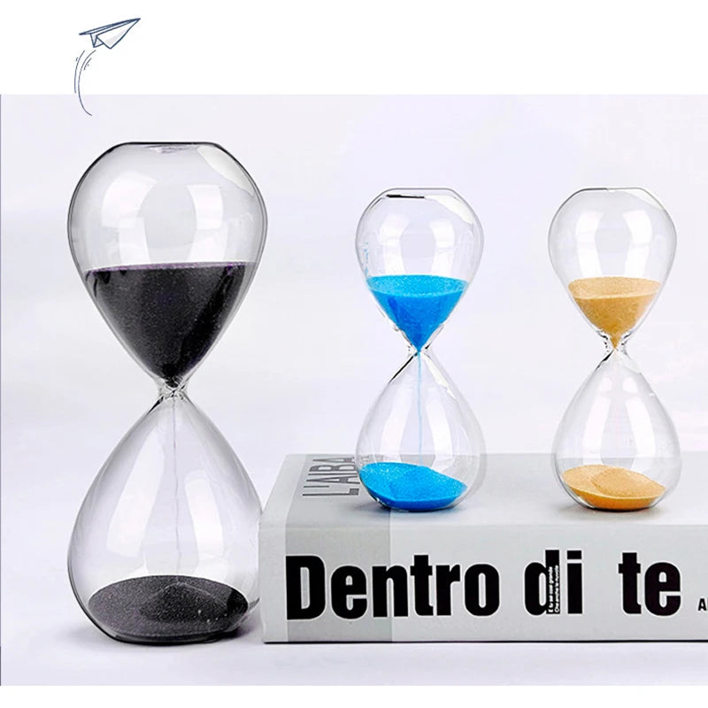 Elegant Hourglass Sand Timer | Boost Productivity & Focus | 5/30 Minute Time Management Tool