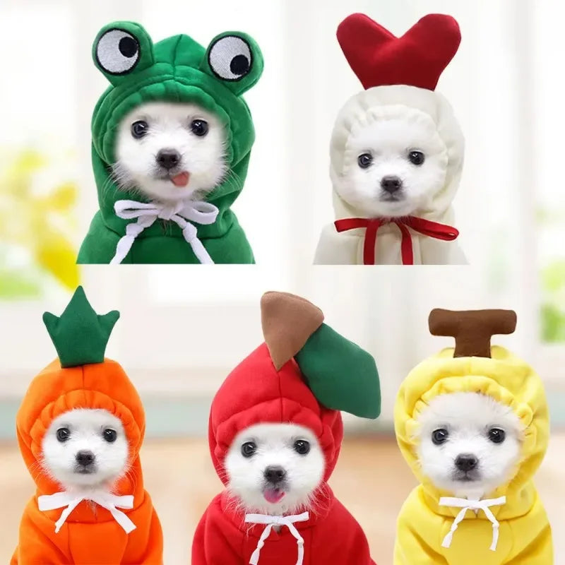 Cosplay Pet Hoodies | Dog Coat Jacket for Small Dogs | Cute Cat Costumes | Chihuahua & Yorkie Clothing