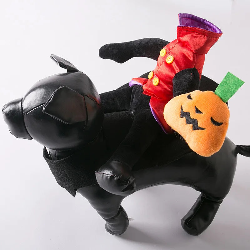 Funny Halloween Dog Costume – Headless Man Ride-On for Dogs