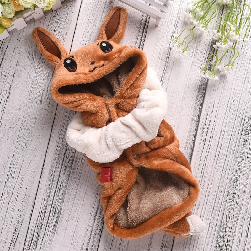 Charming Dog Costume for Small Dogs – Fleece Cosplay Outfit