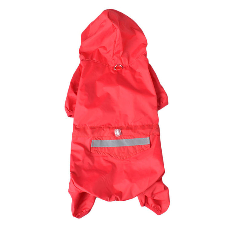 Reflective Pet Dog Raincoat - Waterproof Hooded Jacket for Small to Medium Dogs & Cats | Outdoor Pet Rainwear Apparel