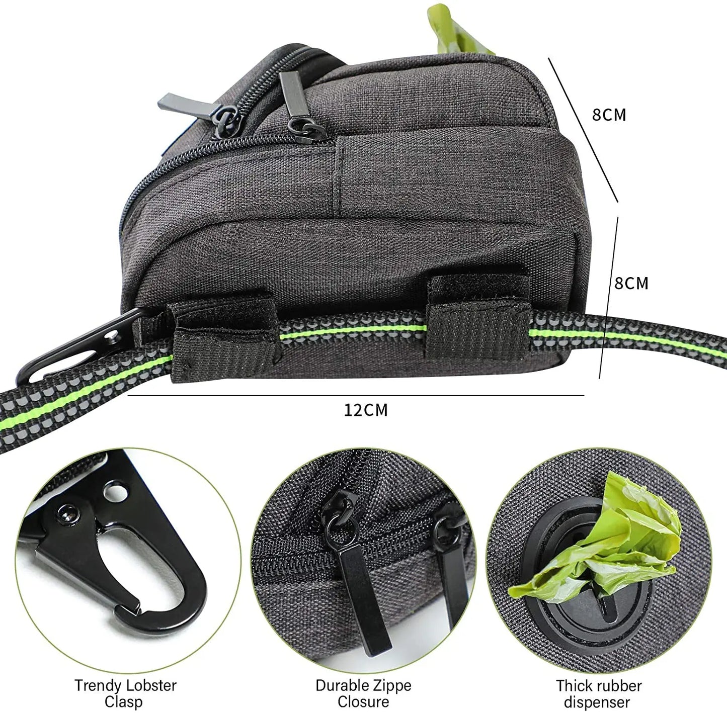 Multifunction Dog Training Pouch – Treat Holder & Poop Bag Dispenser for Outdoor Adventures!