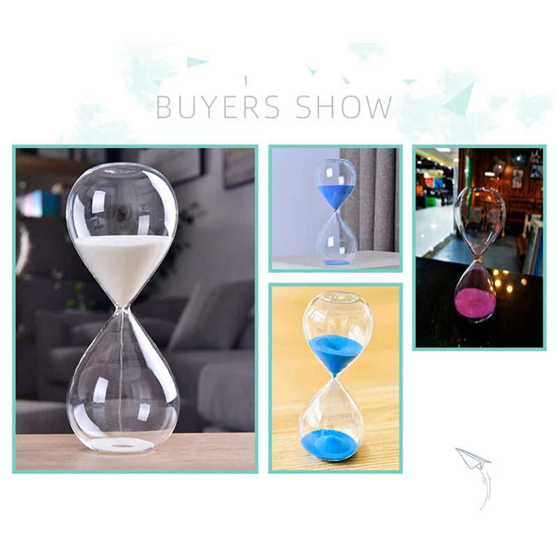 Elegant Hourglass Sand Timer | Boost Productivity & Focus | 5/30 Minute Time Management Tool