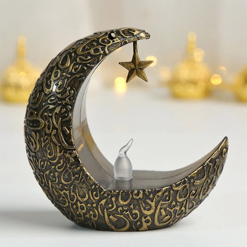 Elegant Star & Moon Candle Holder – Perfect for Christmas, Weddings, and Romantic Home Decor