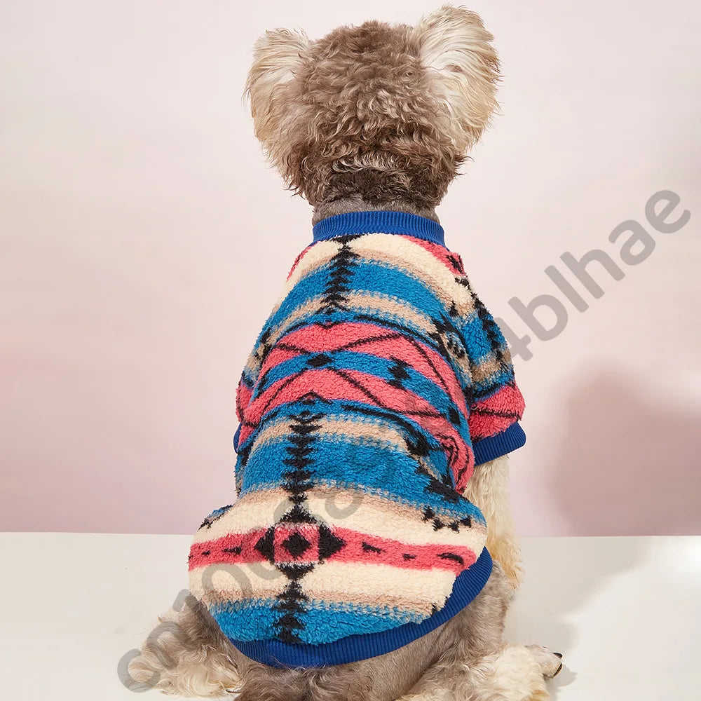 Warm Winter Dog Coat - Cozy Fleece Jacket for Small Dogs | Chihuahua, Cats | Cartoon Pet Sweater Apparel