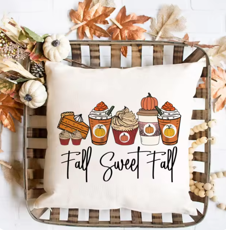 Autumn Cozy: "Pumpkin Spice & Everything Nice" & More Fall Couch Cushion Covers