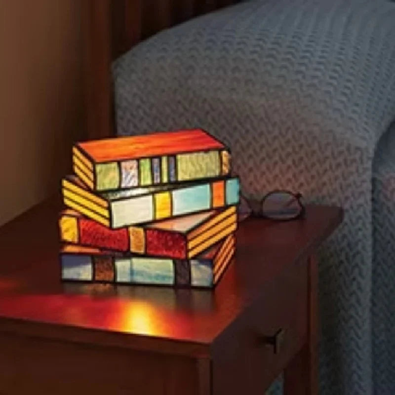 Stacked Books Lamp – Perfect for a Cozy Reading Nook